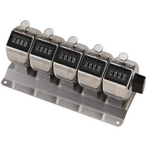 Multiple Counting Unit Tally Counters, 5 Counting Units