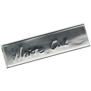 Jim-Gem Aluminum Tags, 1” x 3-1/2”, Box of 500