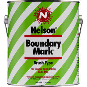 Nelson® Boundary Mark® Brush Type Boundary Paint
<br /><h5>Solvent-Based</h5>
