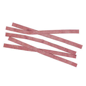 Red Rubber Budding Strips, 20 Gauge, 3/8” x 8”, approx. 450 pieces