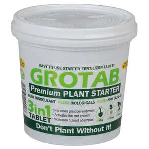 Grotab 3in1 Premium Plant Starter, 100 Tablet Bucket