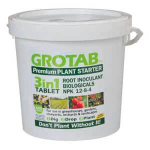 Grotab 3in1 Premium Plant Starter, 500 Tablet Bucket
