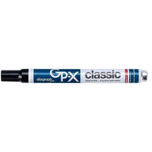 Diagraph GPX Classic Paint Marker, Black