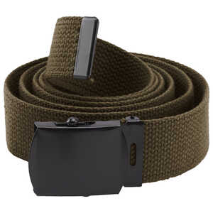 Rothco Web Belt, 54˝, Olive Drab with Black Buckle