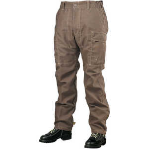 Crew Boss Classic Brush Pants, 6.6 oz. Pioneer, Khaki, Medium, 31”-34” Waist, 32” Inseam