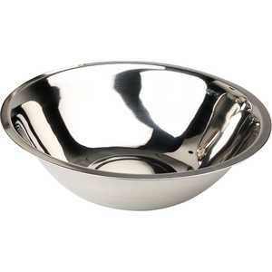Stainless Steel Bowl, 5 qt. Capacity, 11-5/8” x 5-1/2”