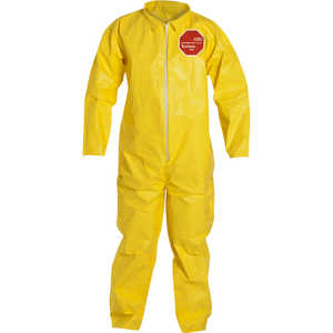 DuPont Tychem 2000 Special Purpose Yellow Coveralls, without Hood, XXXXL