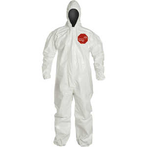 DuPont Tychem 4000 Superior Protection Coveralls, with Hood, XXXL