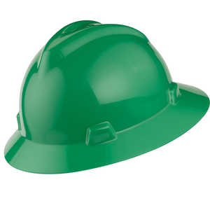 MSA V-Gard Hat w/Ratchet, Green