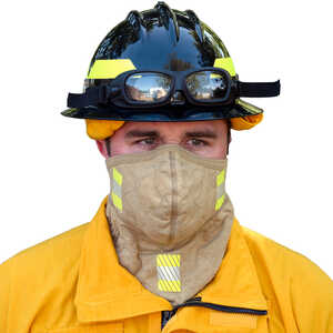 BarriAire Gold Particulate Mask with Gaiter and Reflective Trim, Large