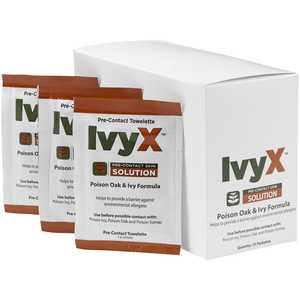 IvyX Pre-Contact Solution, Box of 25 Pouches