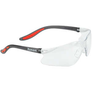Delta Plus Xenon Safety Glasses, Clear Lens