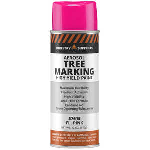 Forestry Suppliers Aerosol Tree Marking Paint, 12 oz., Flo. Pink