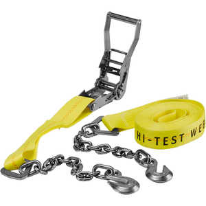 Keeper Ratchet Tie-Down with Chain Ends, 27´L x 2˝W