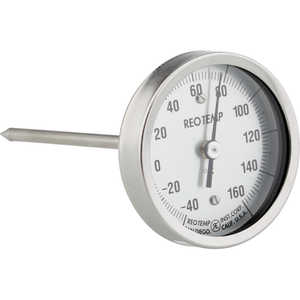 Reotemp Stainless Steel Bi-Metal Thermometer, 24”, -40°F to +160°F
