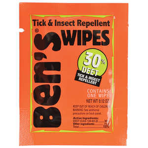 Ben’s 30 Tick and Insect Repellent Wipes