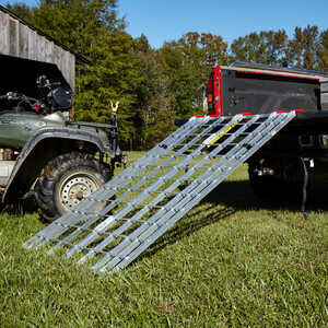 Portable Folding Aluminum ATV Ramp, 6’L x 40”W, 1,000 lb. Capacity