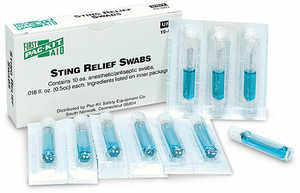 Sting Relief Swabs, Pack of 10