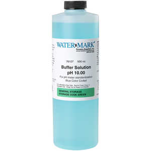WaterMark pH Buffer Solution, 10.01, One Pint
