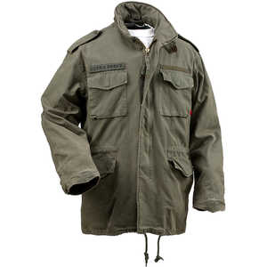Rothco Vintage M-65 Field Jacket, Olive Drab, XX-Large (49-53)