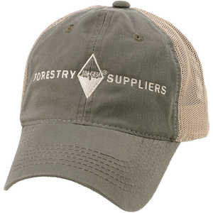 Forestry Suppliers Field Cap, Olive/Tan Mesh with Tan Logo