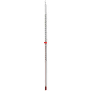 Dual-Scale Lab Thermometer, 12˝ Spirit-Filled