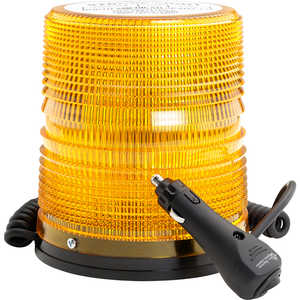North American Signal 625 Series Amber Strobe Beacon w/Magnetic Mount